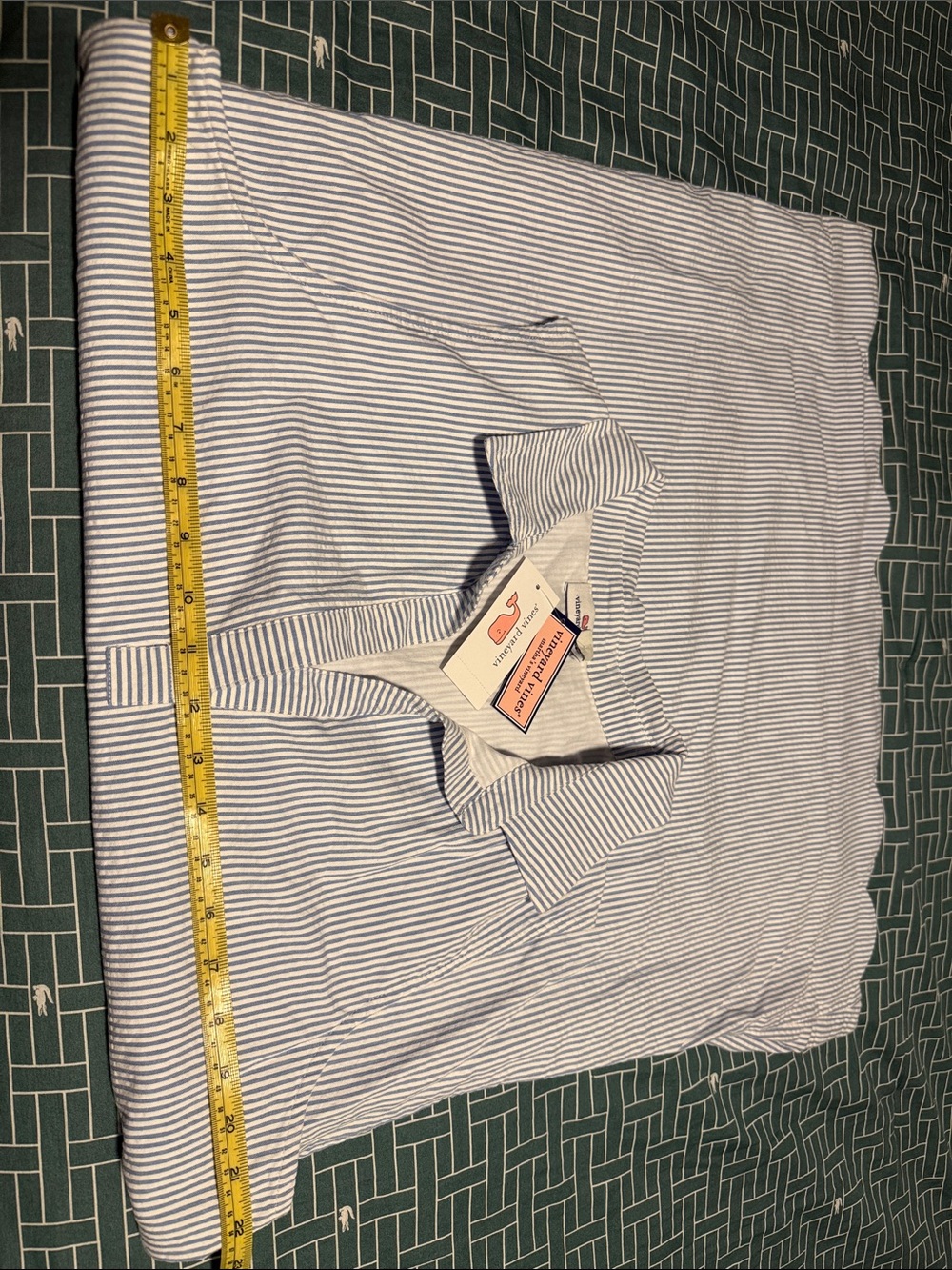 NWT Vineyard Vines Blue and White Striped Dress size 14 - Picture 7 of 7